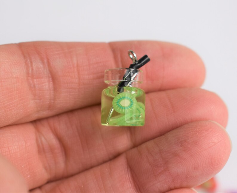 10 Fun Drinks Charms Small Fruit Charms Fun Fruit Pendant Etsy UK