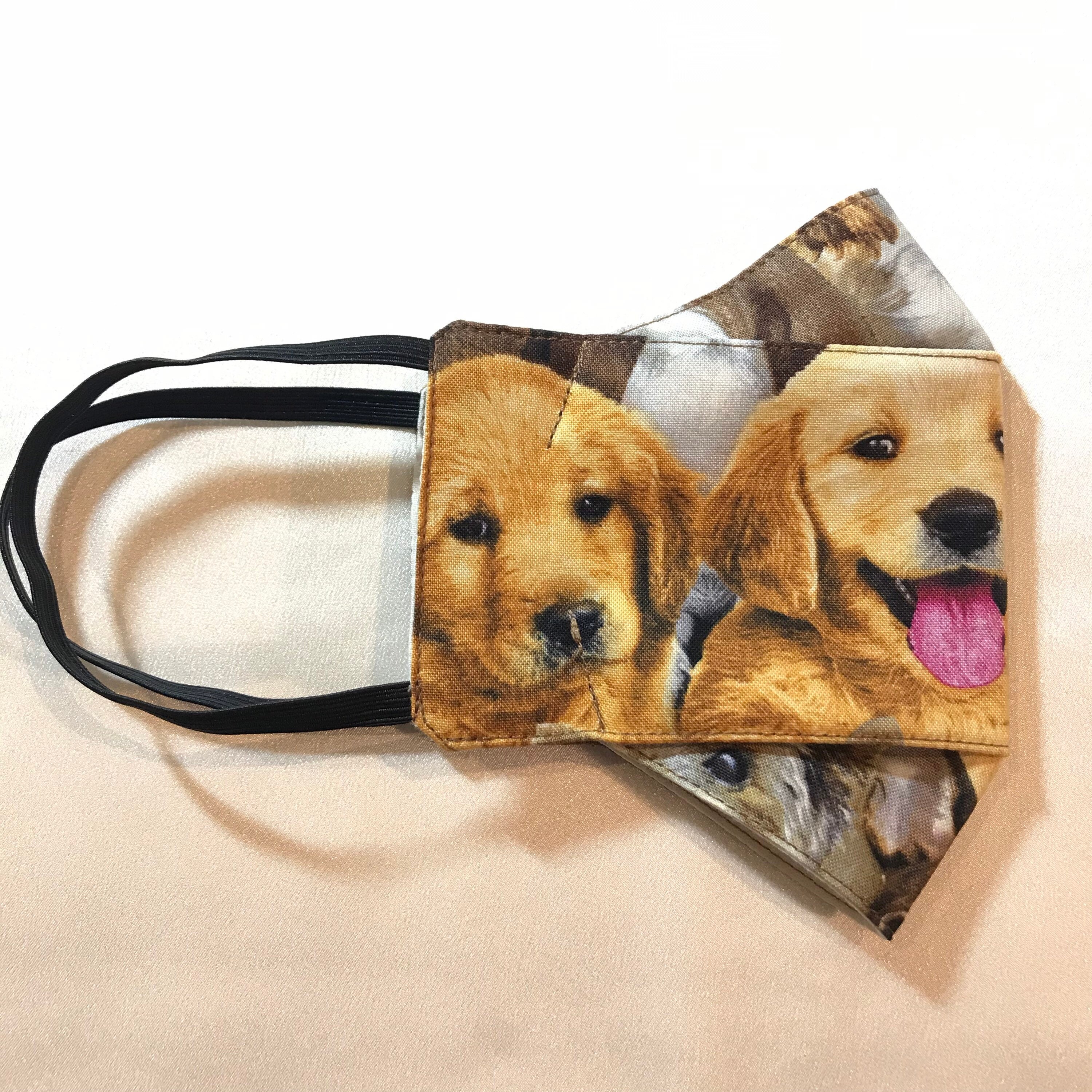 Reusable Protective Fun face mask with Dogs print Etsy