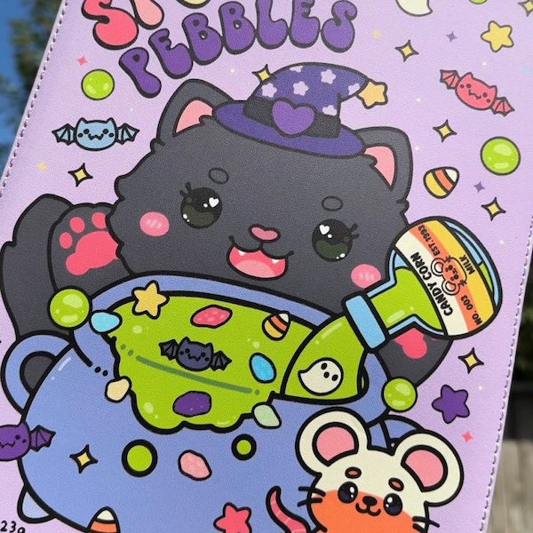 Spooky Pebbles kawaii cereal backpack, Kawaii bag, cute backpack, Women Backpack, Cute Purse For Her, cute bag