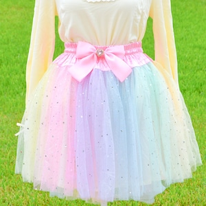Magical girl rainbow skirt