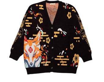 Kitsune fox cardigan