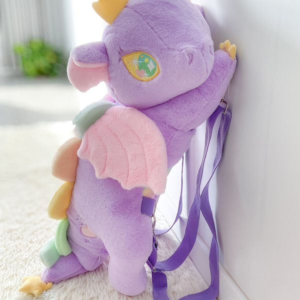 Dragon plush backpack