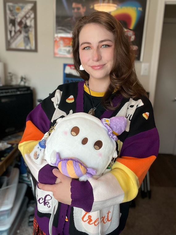 Cute Fluffy Ghost Backpack