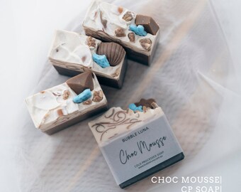 Choc Mousse, Handmade soap, Artisan soap, Natural Soap, Gift soap, AU