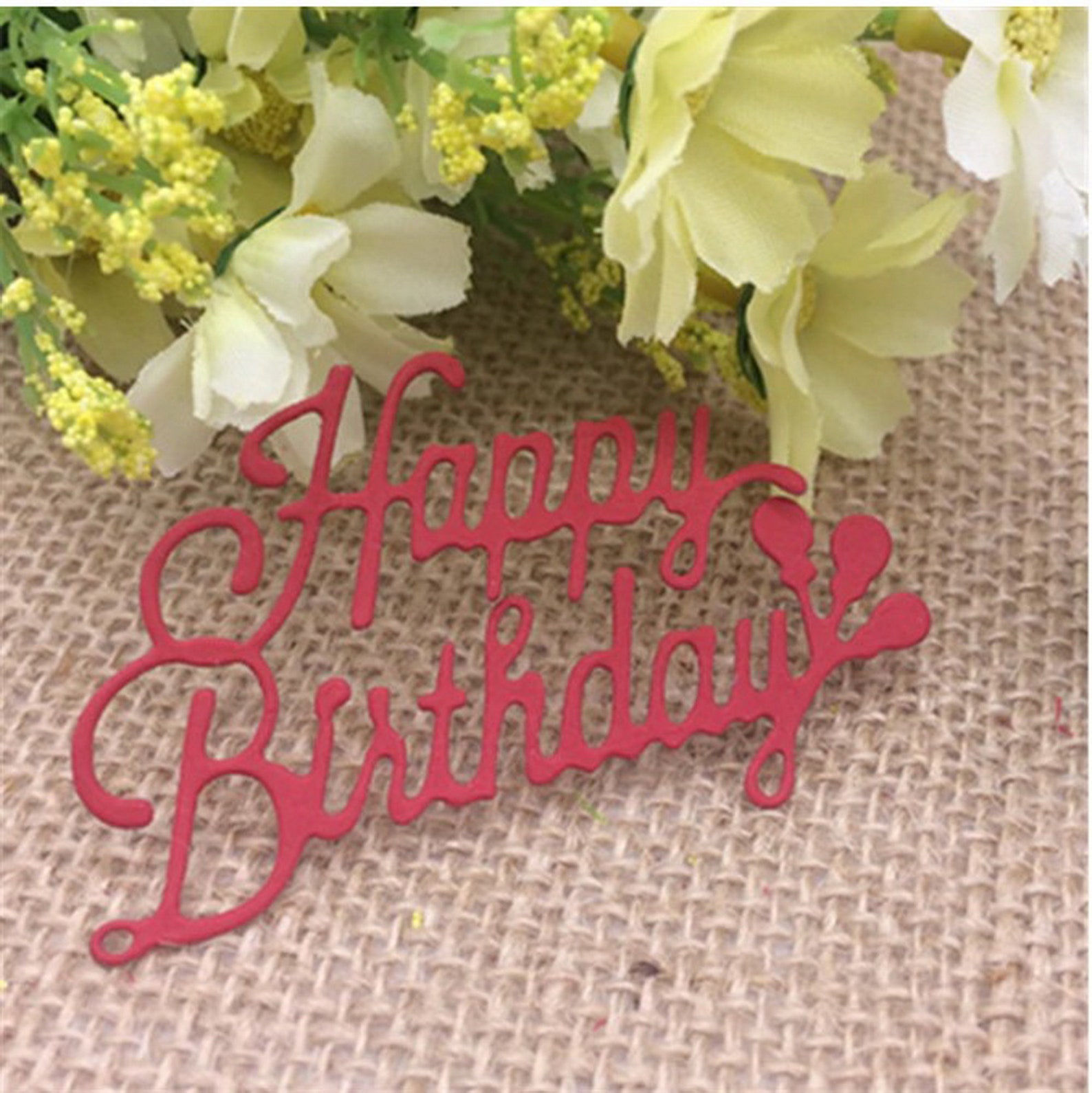 Happy Birthday Metal Cutting Dies for DIY Scrapbooking Etsy