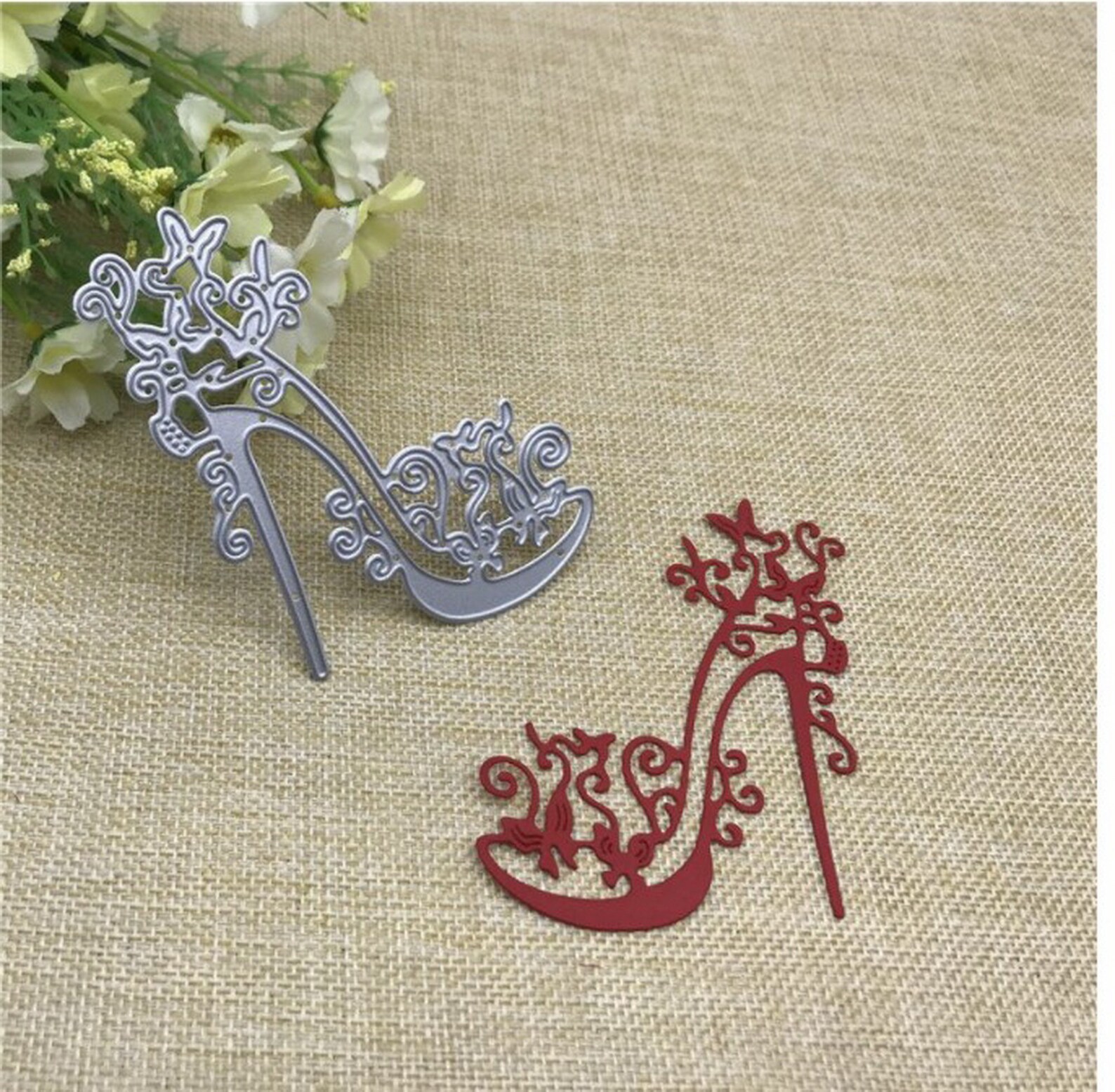 Shoes Heel Metal Cutting Dies for DIY Scrapbooking Etsy