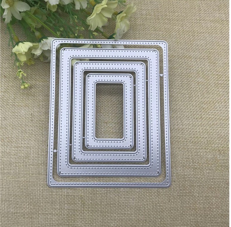 Rectangle Frame Metal Cutting Dies for DIY Scrapbooking Etsy