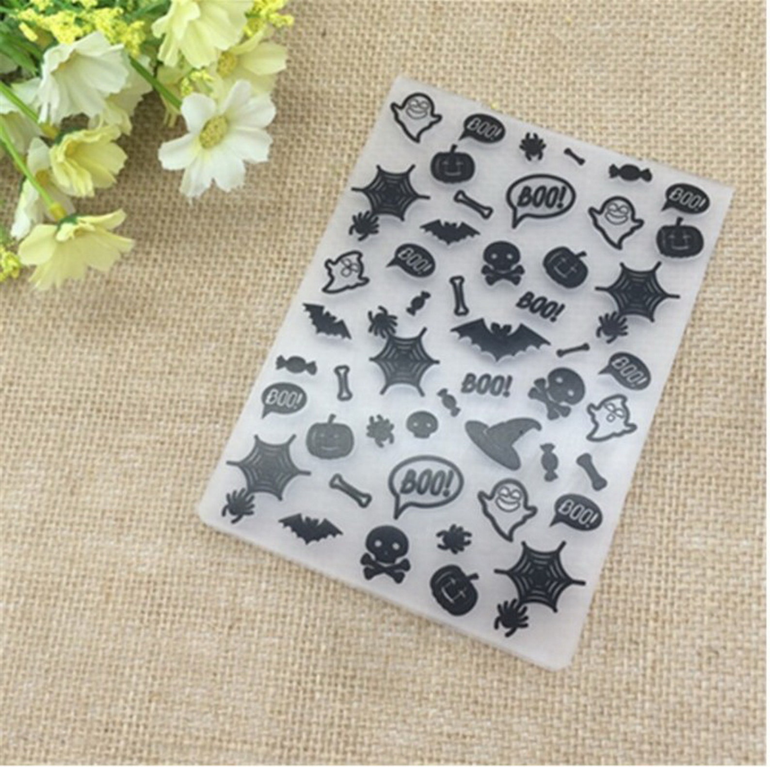 Halloween Bat DIY Plastic Embossing Folders for Scrapbooking Etsy