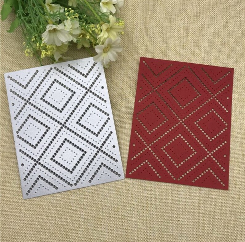Stencil Book Album Card Background Metal Cutting Dies for DIY Scrapbooking DIY Card Making Die Cut,Metal Dies Scrapbooking Dies