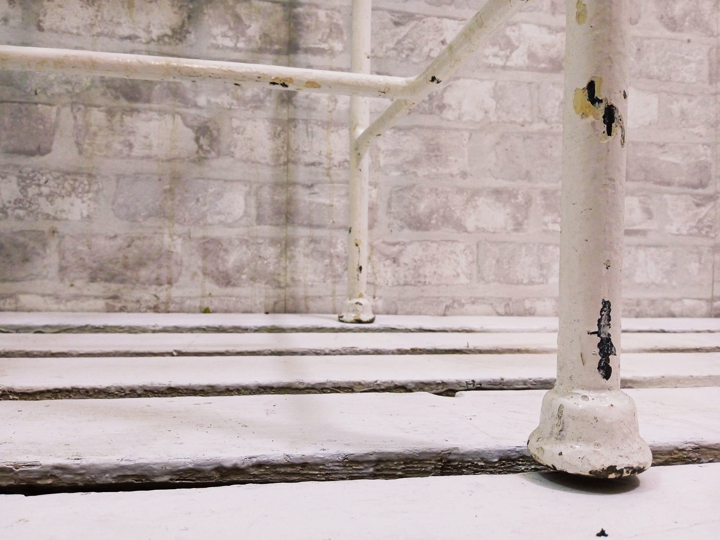 HOSPITAL BABY BED Metal Bed Frame Metal Baby Bed Metal White, Vintage