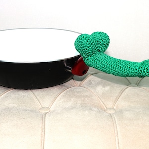 Gehäkelte Willy Pfannengriff-Abdeckung, Geschenk für einen Gag, für Erwachsene