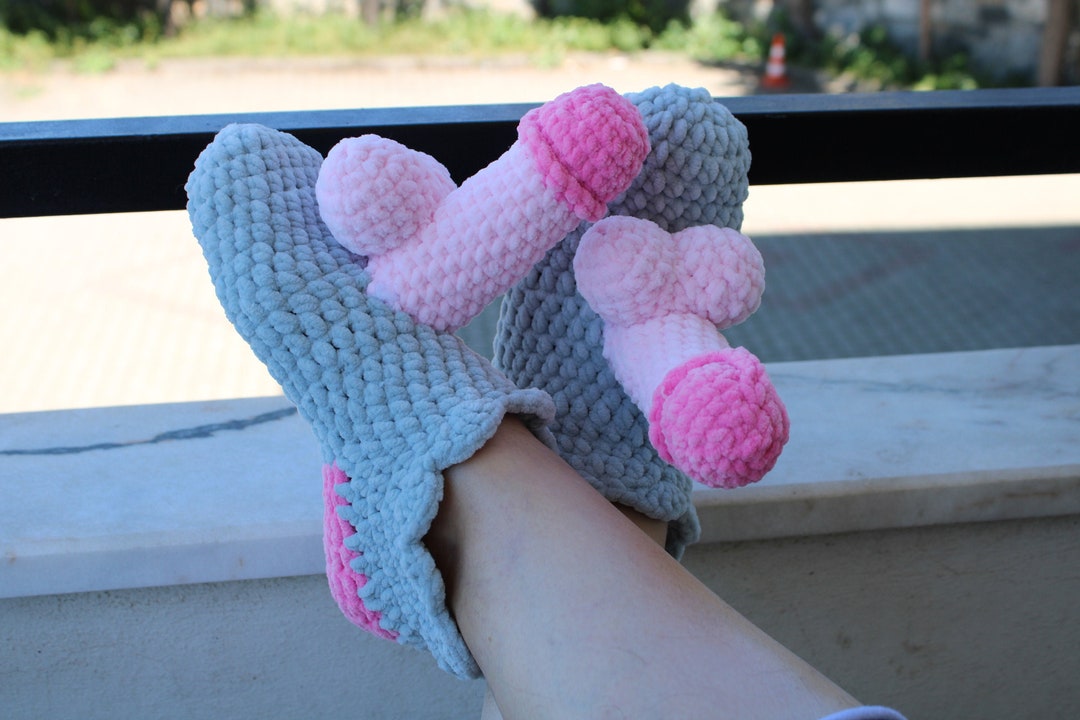 Crochet Slippers Penis,cock Slip,crochet Socks Dick, Funny Socks, Willy Slippers,bachelorette Gift,knitted Penis,cock Slip,,adult Home Shoes - Etsy New Zealand
