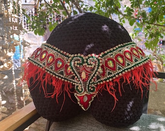 Coussin pour fesses au crochet : bikini brodé, cadeau d'enterrement de vie de jeune fille