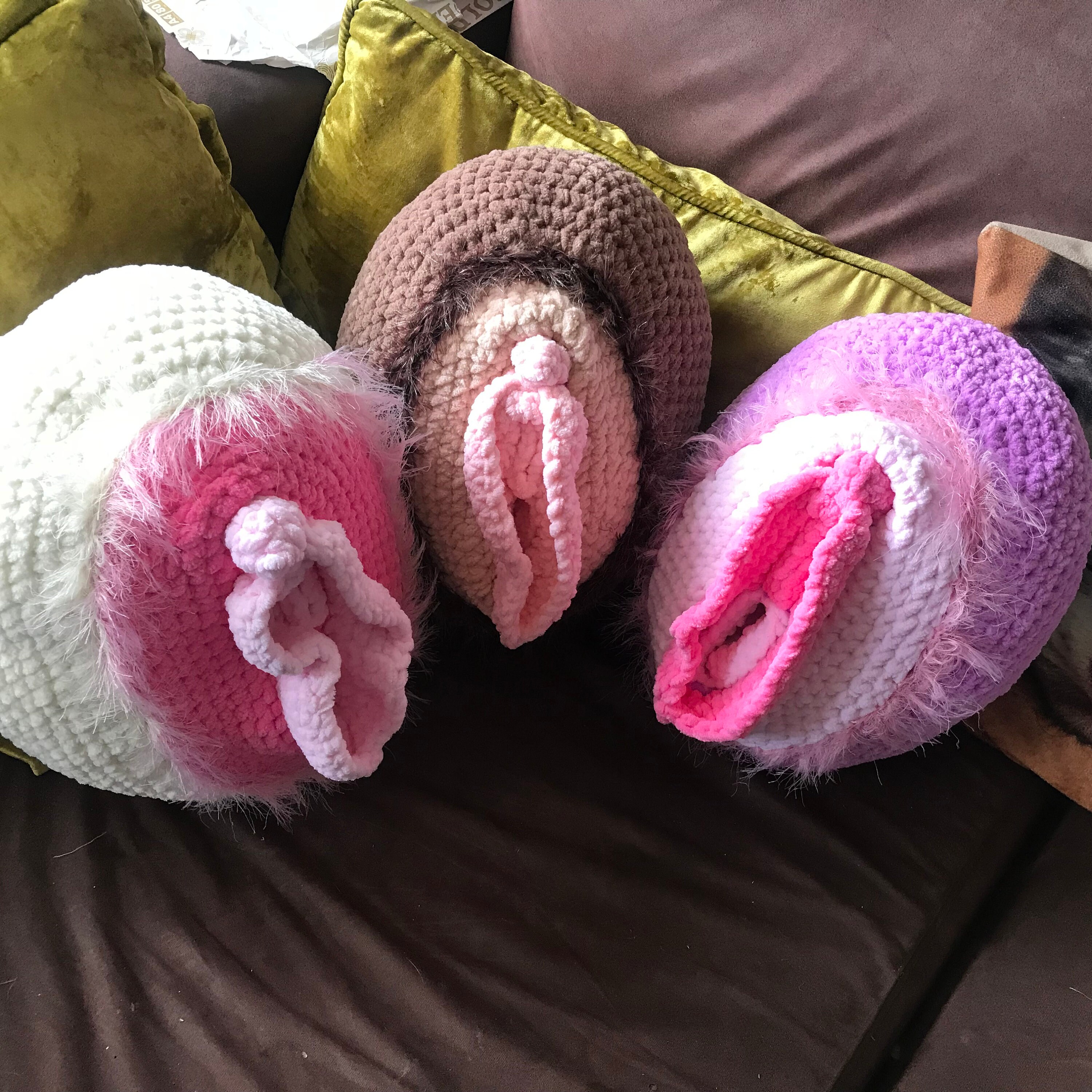Crochet Vulvavagina Cushionplush Vulva Toy Pussy - Etsy