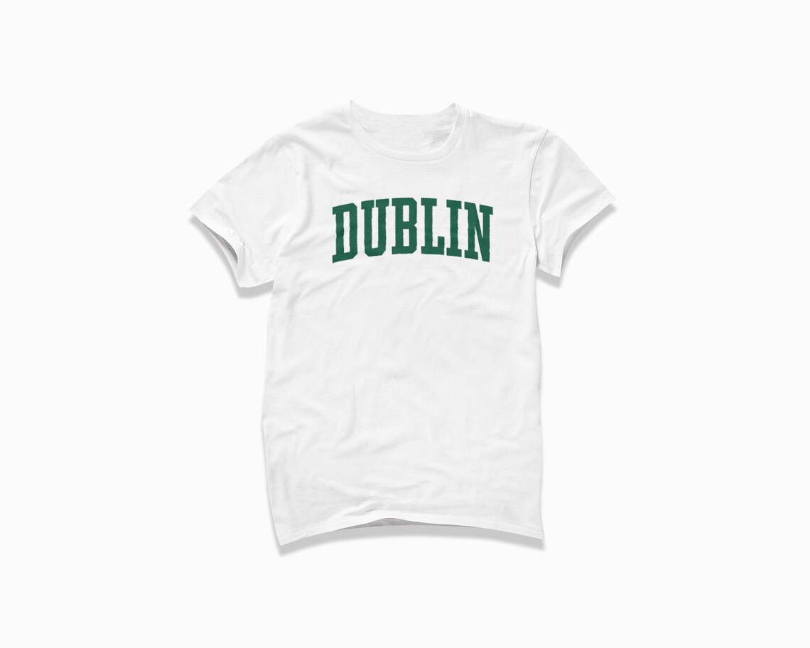 Dublin Shirt Dublin Ireland Tshirt / College Style T Shirt / Etsy UK