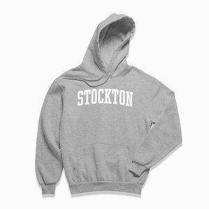 Stockton Hoodie: Stockton California Hooded Sweatshirt / College Style Pullover / Vintage Inspired Sweater image 3