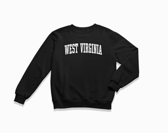 West Virginia Sweatshirt: West Virginia Crewneck / College Style Sweatshirt / Vintage Inspired Sweater
