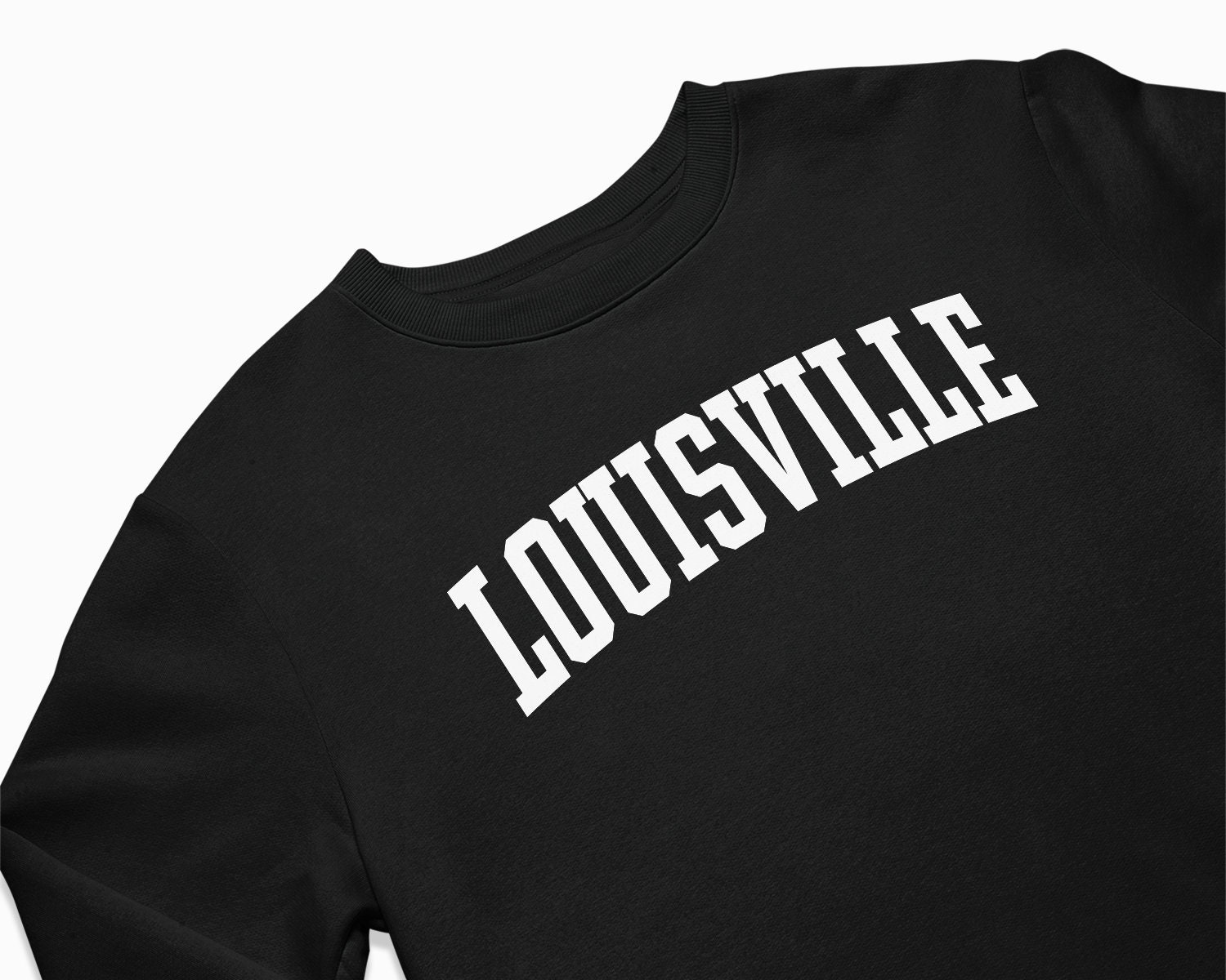 HappyNewVintageShop Louisville Sweatshirt: Louisville Kentucky Crewneck / College Style Sweatshirt / Vintage Inspired Sweater