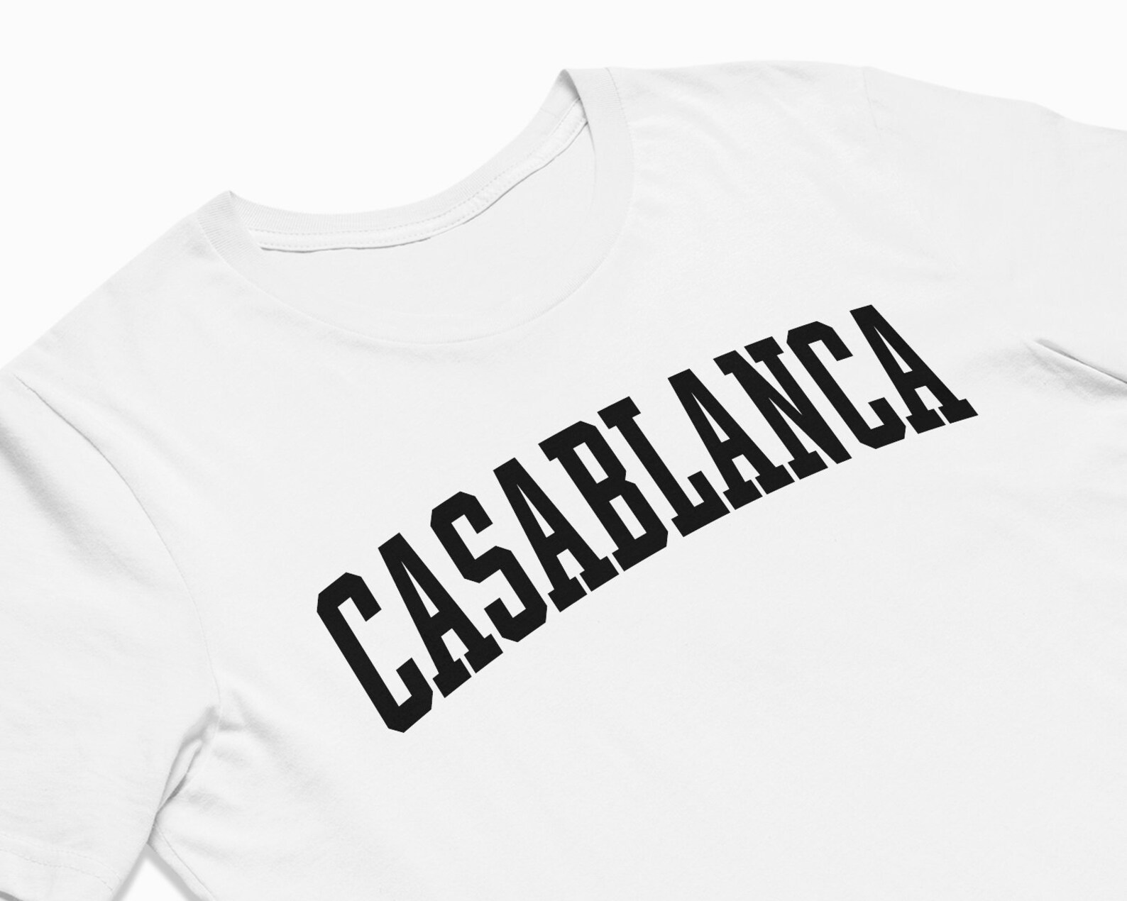 Casablanca Shirt: Casablanca T-shirt / College Style T Shirt / - Etsy