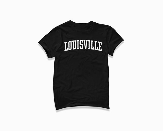 black and white louisville shirt