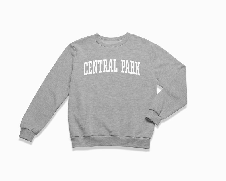 Central Park Sweatshirt: Central Park New York City Crewneck / College Style Sweatshirt / Vintage Inspired Sweater image 3