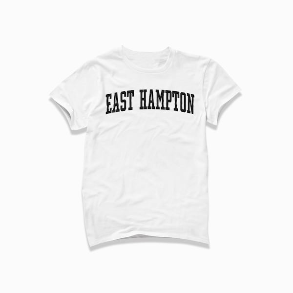 East Hampton Shirt: East Hampton New York T-Shirt / College Style T Shirt / Vintage Inspired Short Sleeve Tee