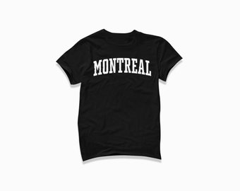 Montreal Shirt: Montreal Canada T-Shirt / College Style T Shirt / Vintage Inspired Short Sleeve Tee