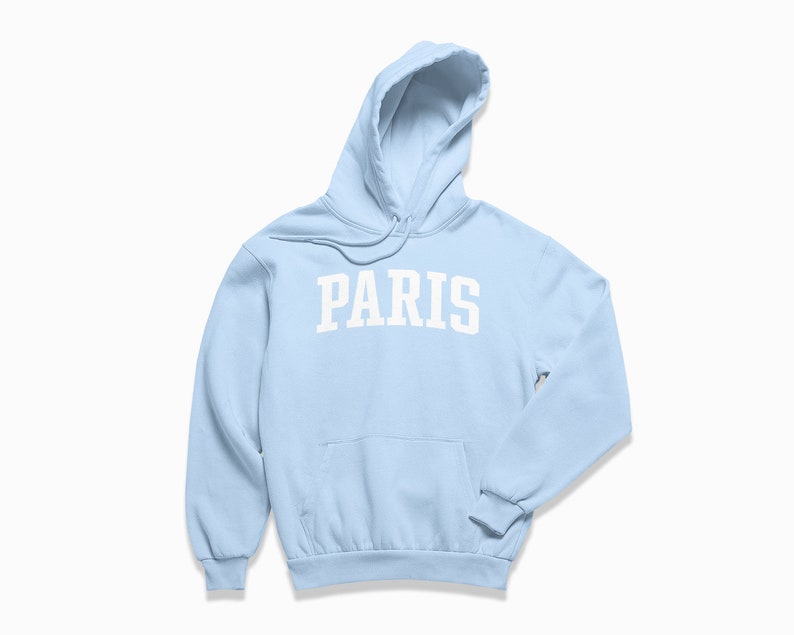 Paris Hoodie: Paris France Hooded Sweatshirt / College Style Pullover / Vintage Inspired Sweater image 7