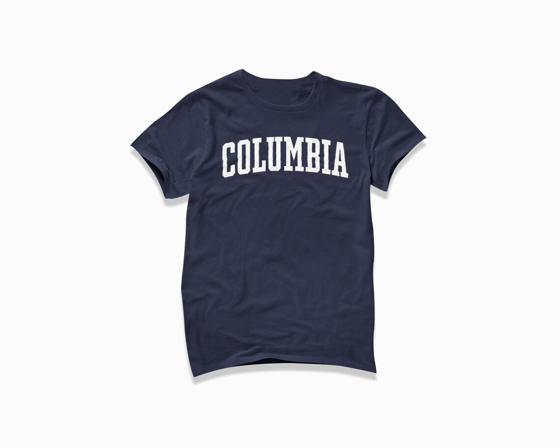 Columbia Shirt: Columbia T-Shirt / College Style T Shirt / | Etsy