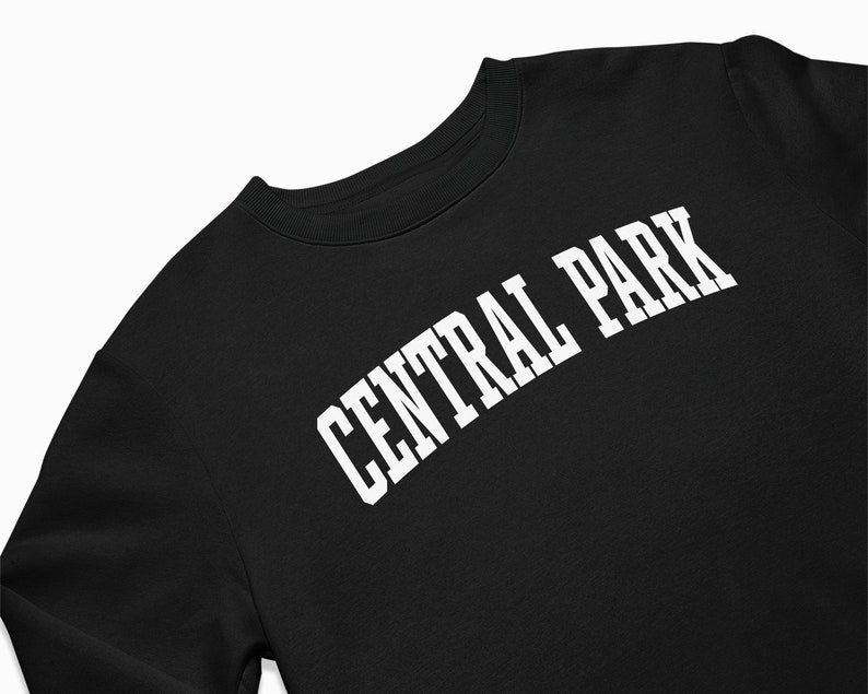 Central Park Sweatshirt: Central Park New York City Crewneck / College Style Sweatshirt / Vintage Inspired Sweater image 2