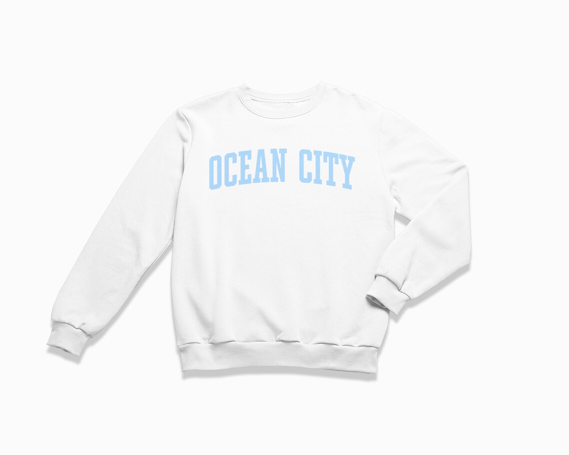Ocean City Sweatshirt: Ocean City Crewneck / College Style | Etsy