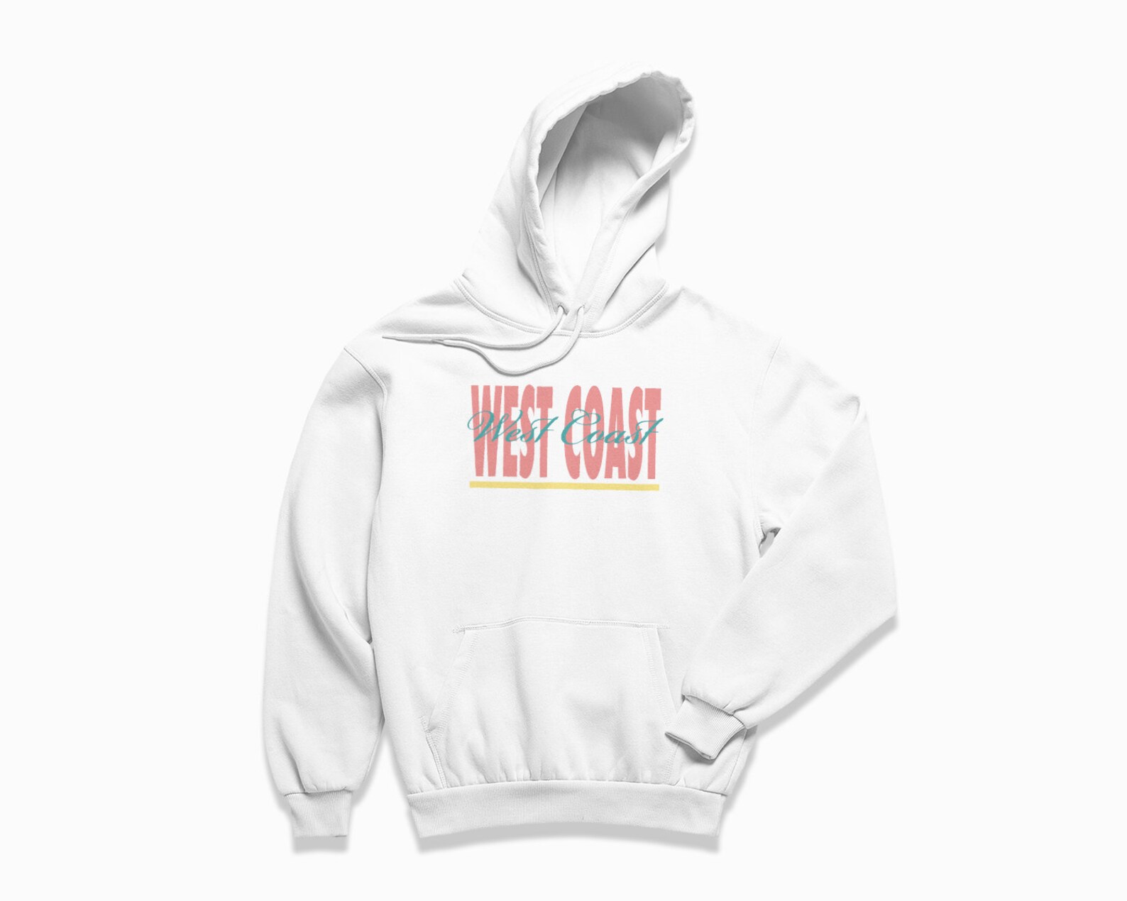 West Coast Signature Hoodie: West Coast Hooded Sweatshirt / - Etsy UK