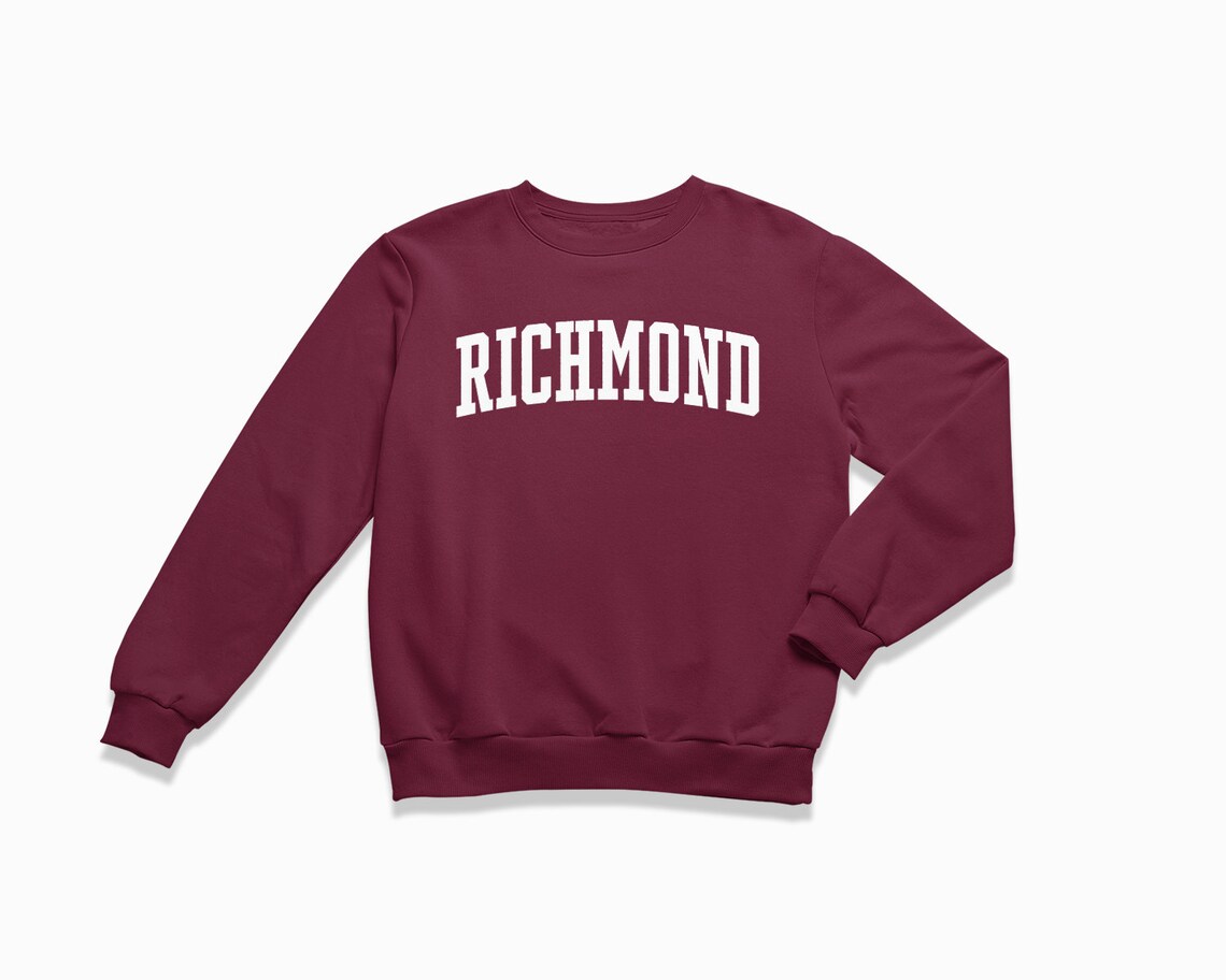 Richmond Sweatshirt: Richmond Crewneck / College Style | Etsy