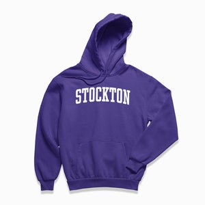 Stockton Hoodie: Stockton California Hooded Sweatshirt / College Style Pullover / Vintage Inspired Sweater image 6