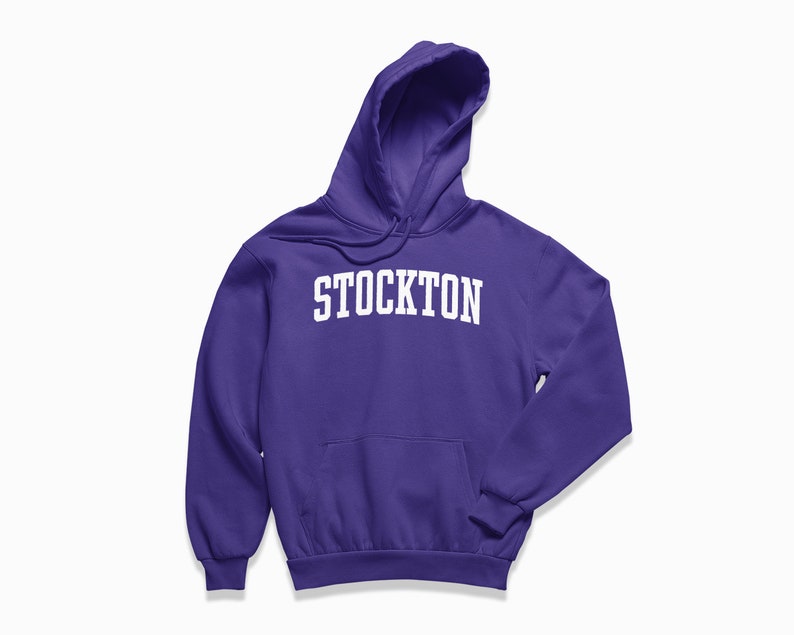 Stockton Hoodie: Stockton California Hooded Sweatshirt / College Style Pullover / Vintage Inspired Sweater image 6
