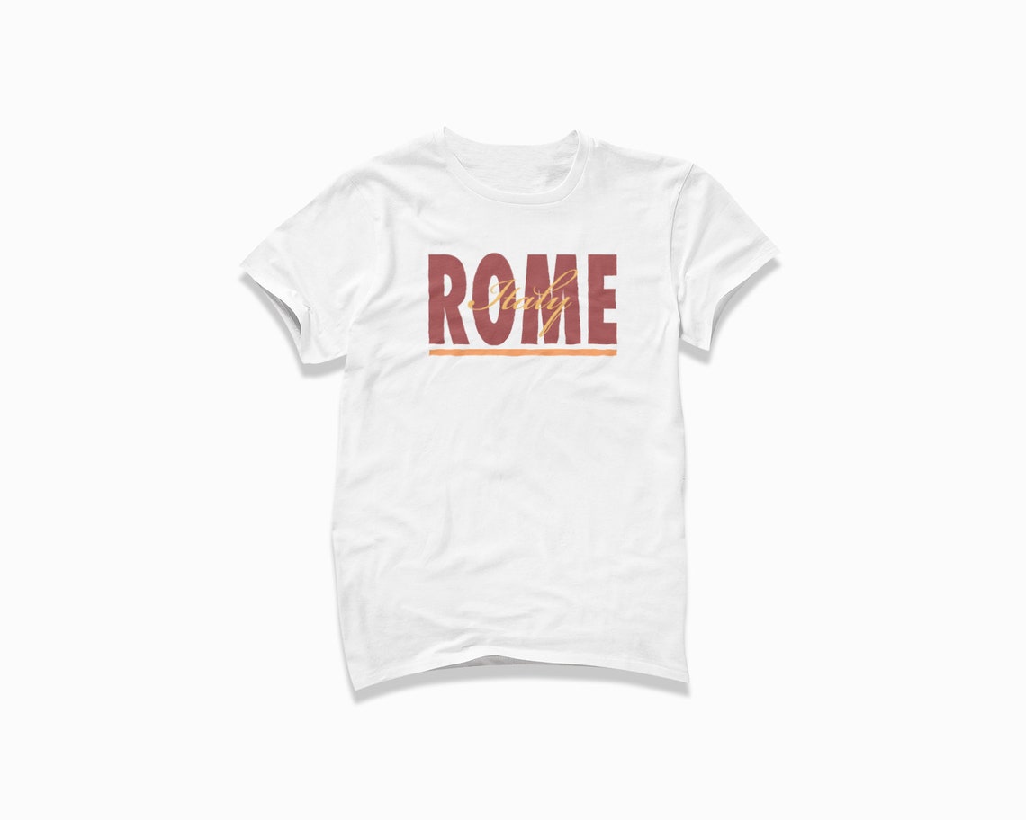 Rome Signature Shirt: Rome Italy T-shirt / Retro Style T Shirt - Etsy UK