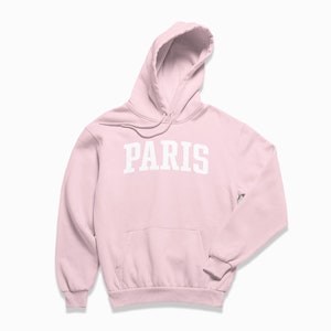Paris Hoodie: Paris France Hooded Sweatshirt / College Style Pullover / Vintage Inspired Sweater image 4