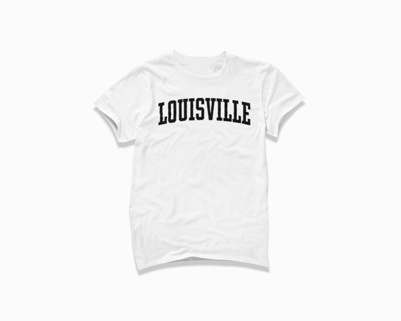 black and white louisville shirt