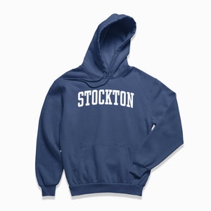 Stockton Hoodie: Stockton California Hooded Sweatshirt / College Style Pullover / Vintage Inspired Sweater image 7