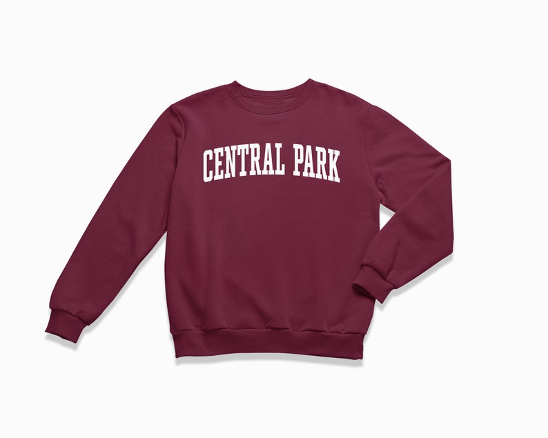 Central Park Sweatshirt: Central Park New York City Crewneck / College Style Sweatshirt / Vintage Inspired Sweater image 6