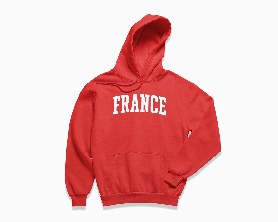 France Hoodie France Kapuzenpullover / College Style Pullover Etsy
