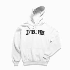 Central Park Hoodie: Central Park New York City Hooded Sweatshirt / College Style Pullover / Vintage Inspired Sweater image 1