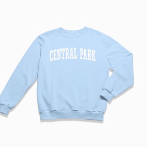 Central Park Sweatshirt: Central Park New York City Crewneck / College Style Sweatshirt / Vintage Inspired Sweater image 7