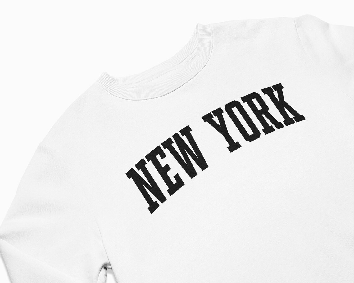 New York Sweatshirt New York Crewneck / College Style Etsy