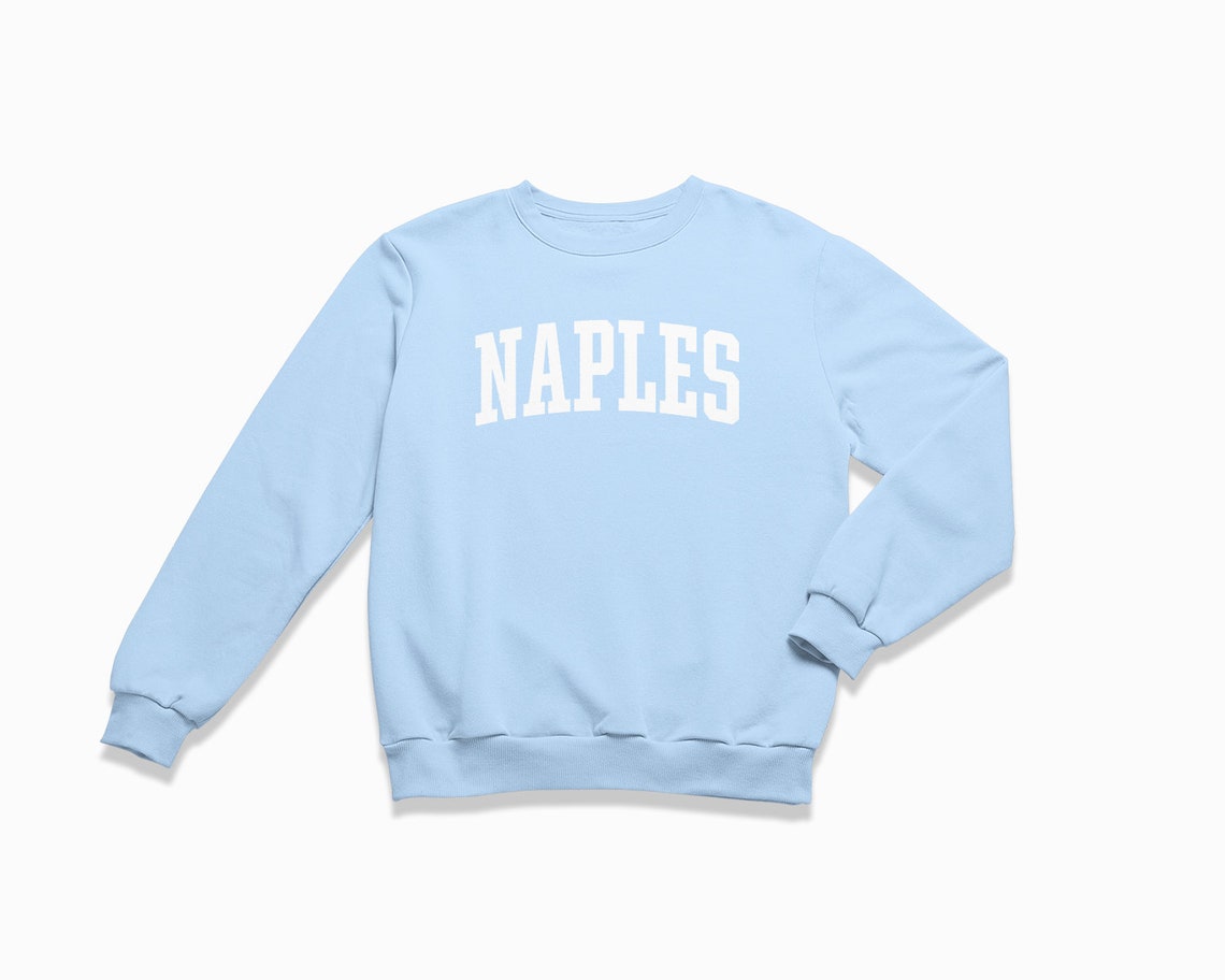 Naples Sweatshirt Naples Crewneck / College Style Sweatshirt Etsy UK