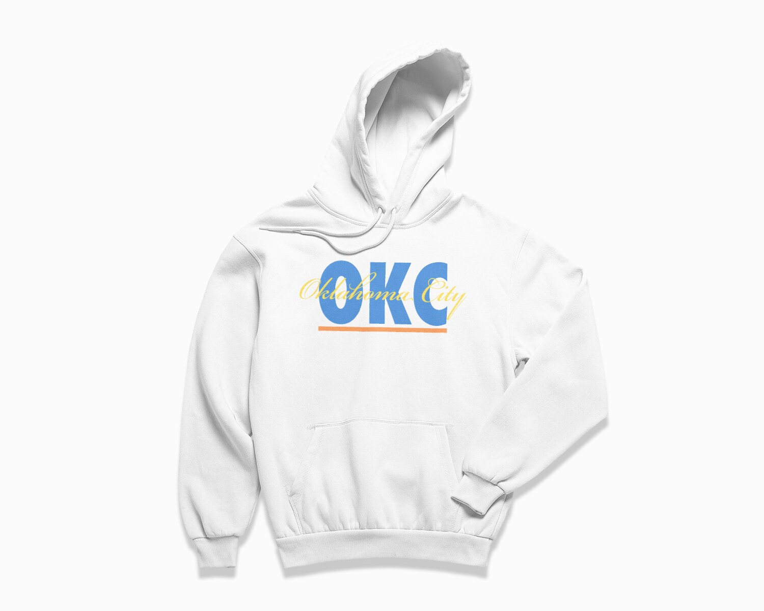 OKC Signature Hoodie Oklahoma City Hooded Sweatshirt / Retro Etsy UK