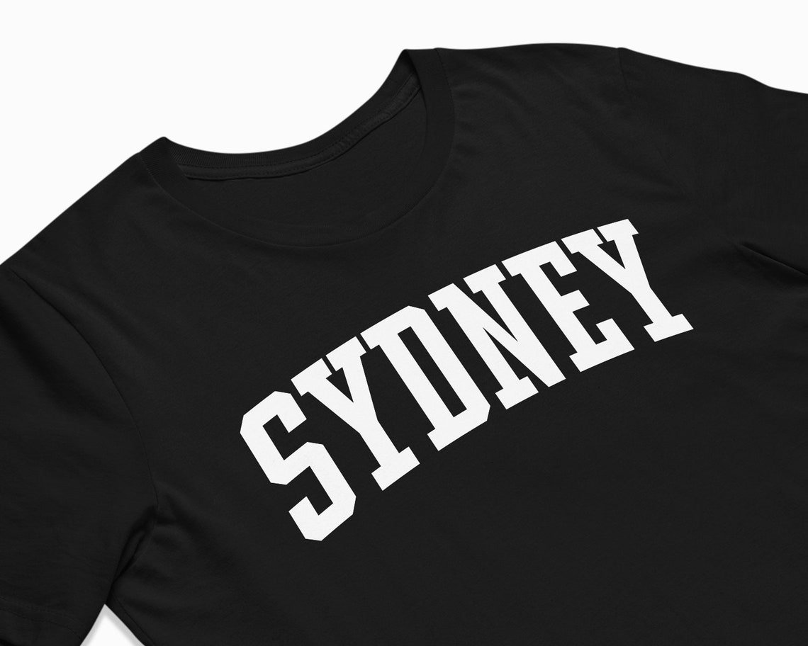 Sydney Shirt Sydney Australia Tshirt / College Style T Shirt Etsy UK