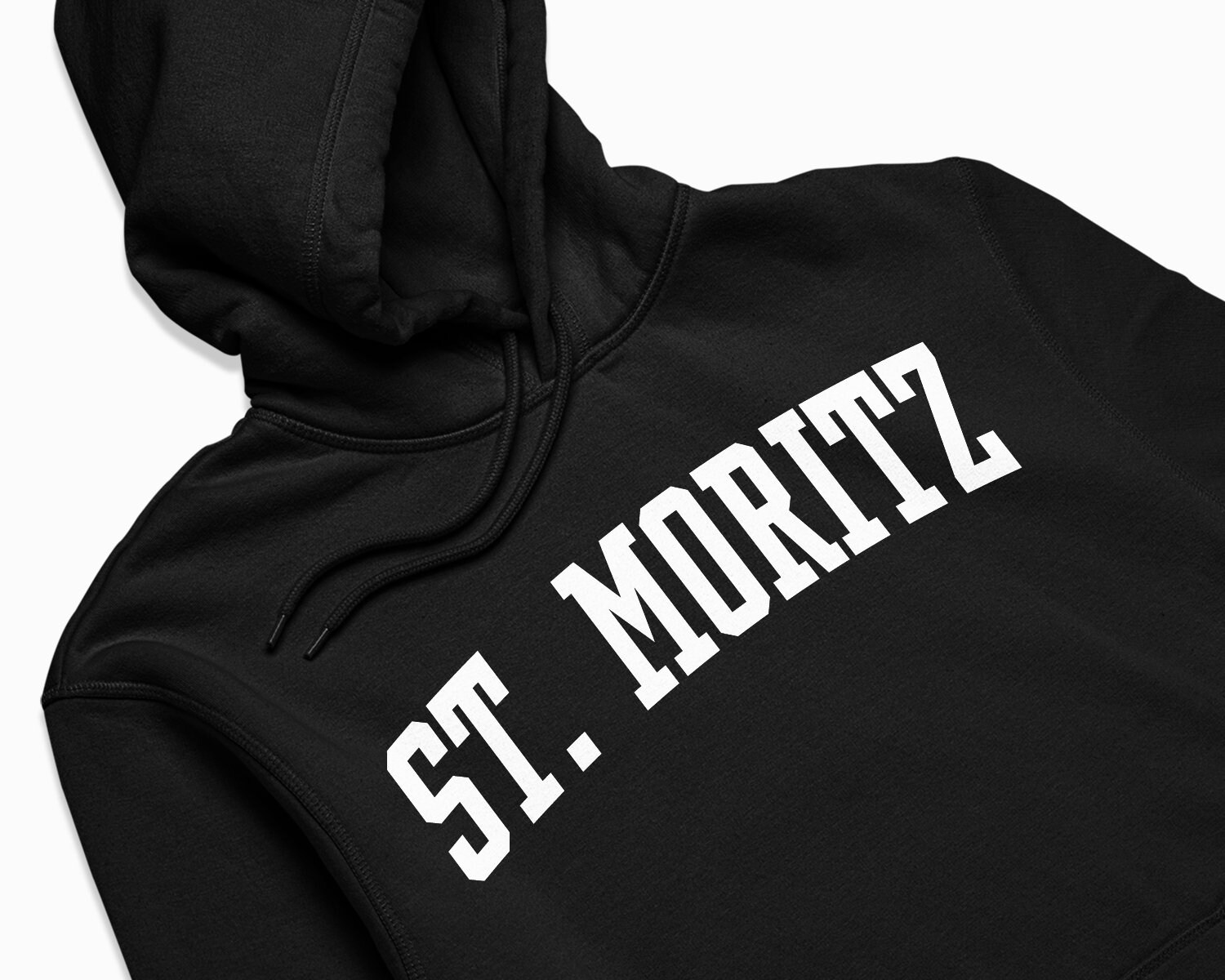 St. Moritz Hoodie: St. Moritz Switzerland Hooded Sweatshirt / - Etsy