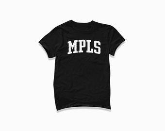 MPLS Shirt: Minneapolis T-Shirt / College Style T Shirt / Vintage Inspired Short Sleeve Tee