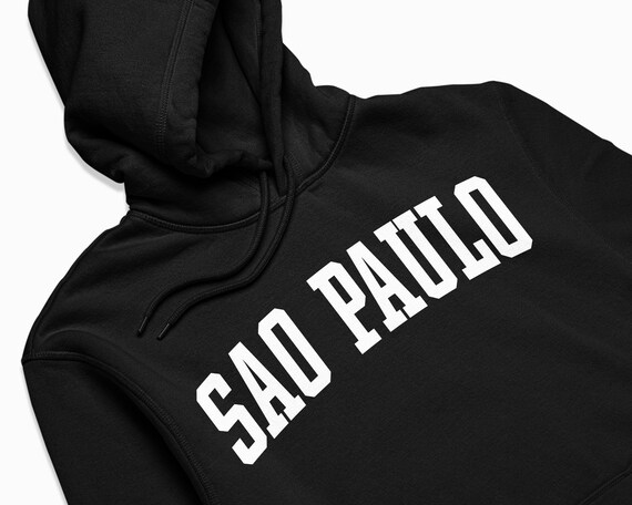 Sao Paulo Hoodie Sao Paulo Brazil Hooded Sweatshirt College Etsy